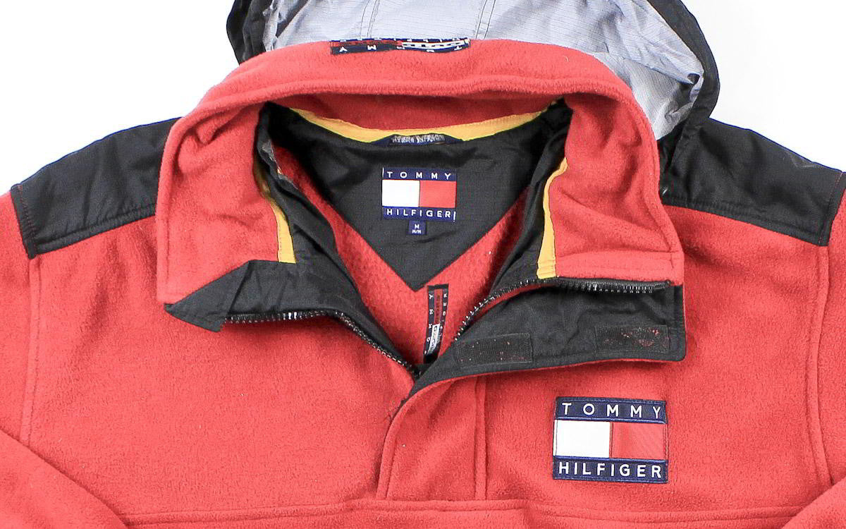 Vintage Tommy Hilfiger Exepedition Fleece Pullover Jacket Sz M