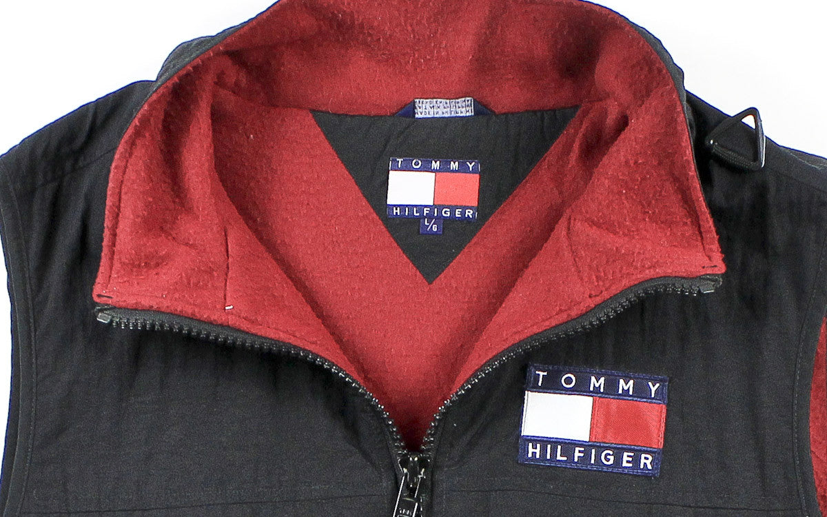 Vintage Tommy Hilfiger Fleece Lined Vest Sz L