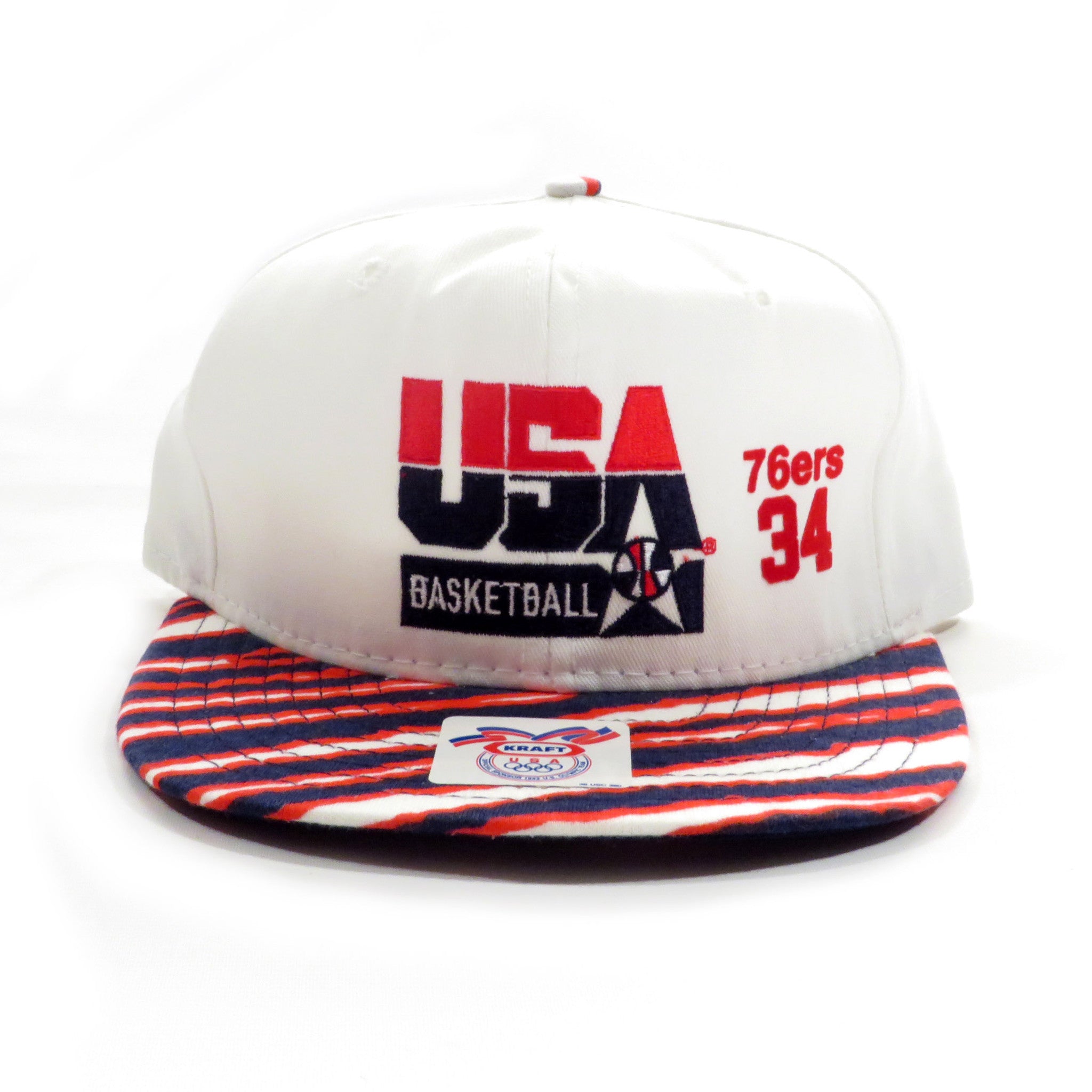 USA Basketball Barkley 34 Sixers Zubaz Snapback Hat